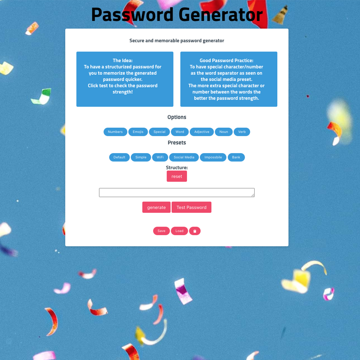API Password Generator